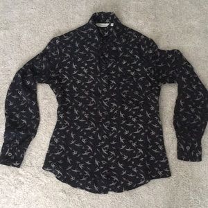 TYLHO Button Down Silk Shirt